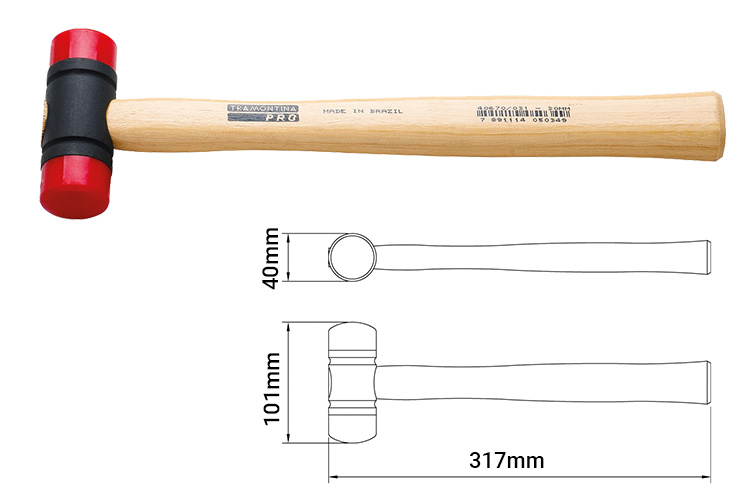 Búa nhựa hai đầu 40mm Tramontina 40670041