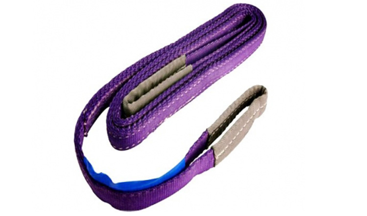 Flat fabric cable with two eyes, 1 ton, 2m long, ADTech W1T-2M