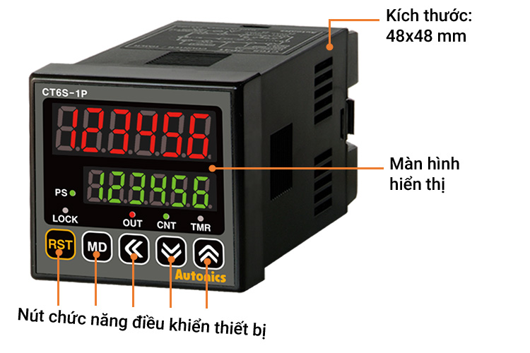 Bộ đếm Autonics CT6S-1P4