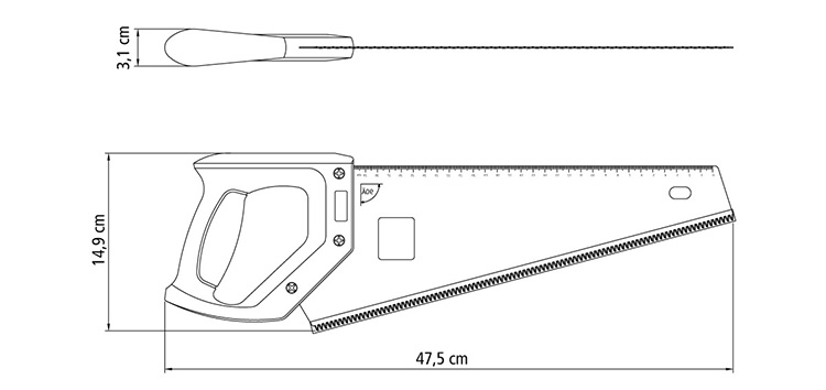 cưa gỗ Tramontina 43244015