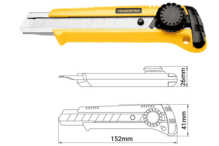 Dao rọc giấy 6 inch Tramontina 43390301