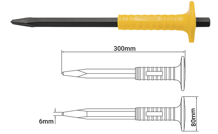 Mũi đục nhọn 12 inch cán nhựa Tramontina 42705912