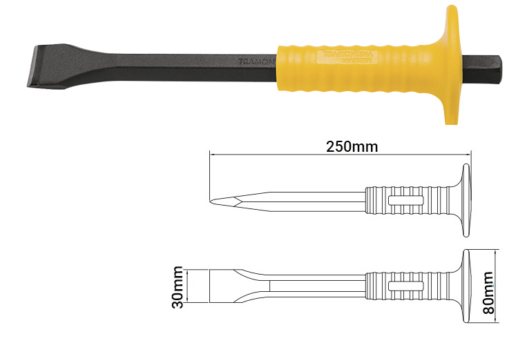 Đục dẹp cán nhựa 250mm Tramontina 42700910