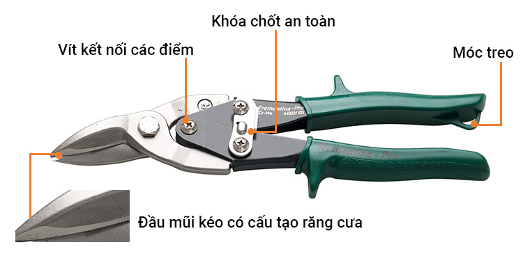 Kéo cắt tôn 10 inch Tramontina 44023103