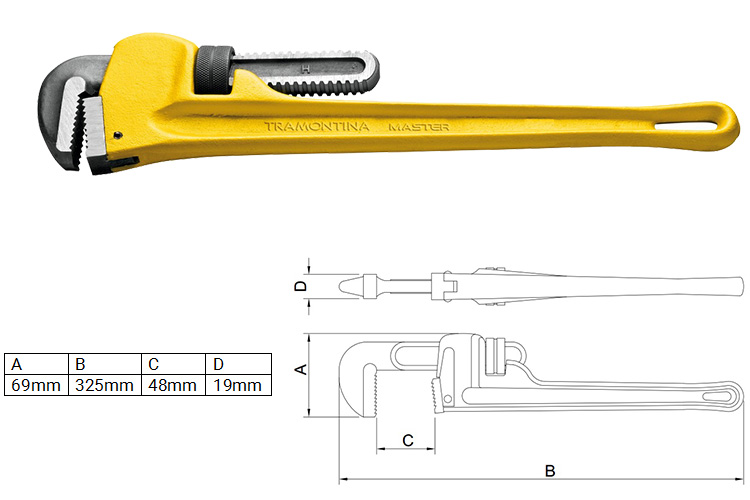 Kìm nước 12 inch Tramontina 41067012