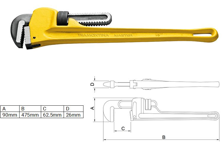 kìm nước 18 inch Tramontina 41067018