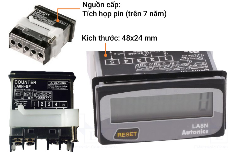 Bộ đếm Autonics LA8N-BF