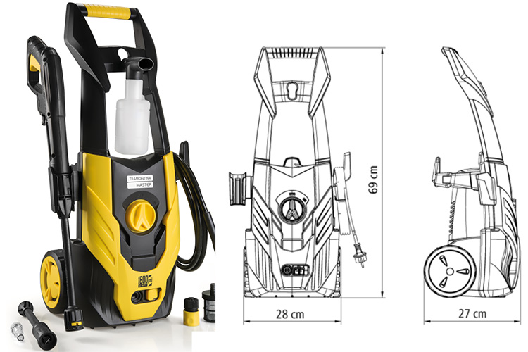 máy phun xịt cao áp 1.400W Tramontina 42550022