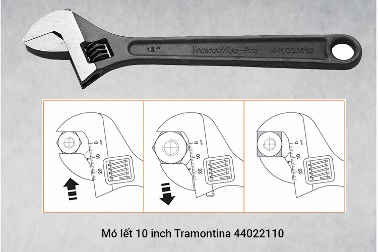 Mỏ lết 10 inch Tramontina 44022110