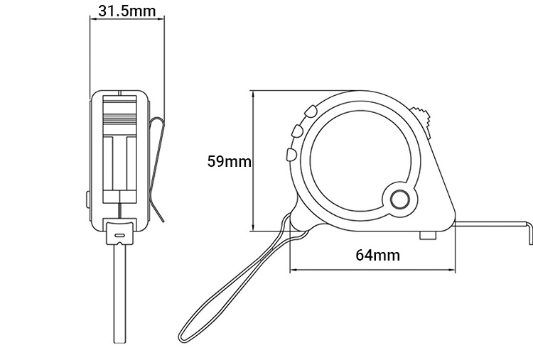 Thước dây 3mx16mm Tramontina 43156303