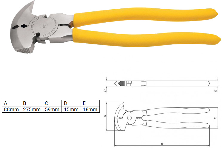 Kìm hàng rào 10 inch Tramontina 41013110