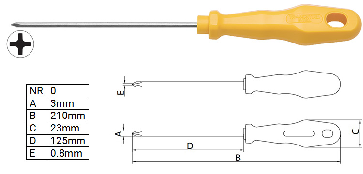 Tua vít bake 3x125mm Tramontina 41505011