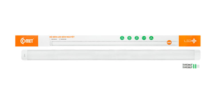 Bộ 02 đèn Led bán nguyệt 36W Comet CW02S036 ánh sáng trắng
