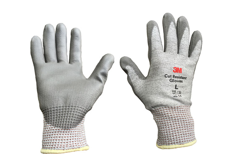 3M GT-XAM-L-VL gloves, gray, size L