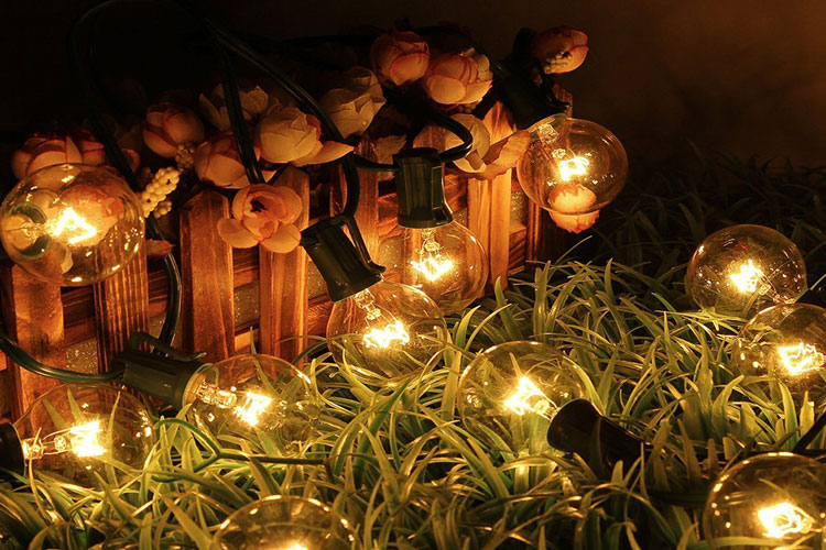 Dây đèn led thả ngoài trời dài 8,7m Sundeed HB-g40-25-e12-20