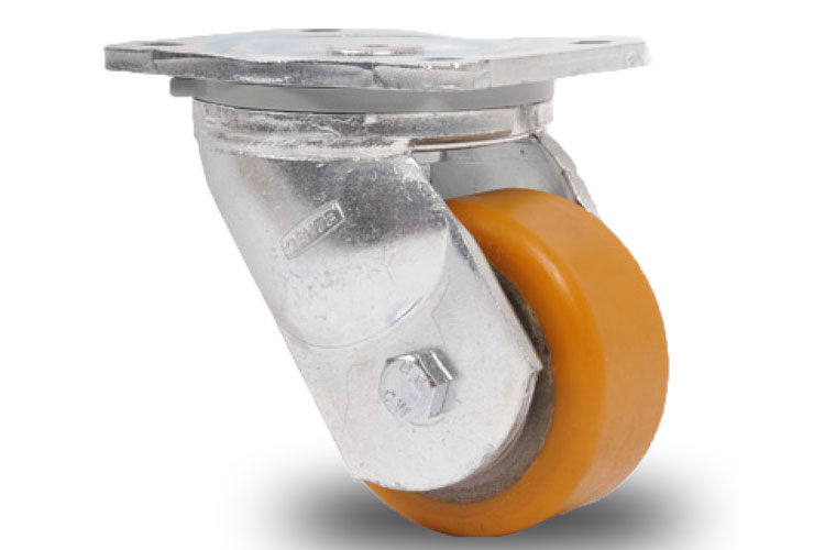 PU wheel series 9680 heavy duty Tente 9680FTP200x50P63 swivel shaft