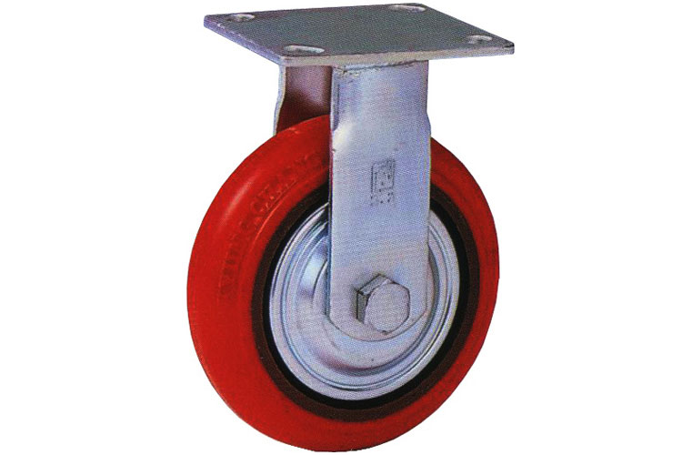 Bánh xe PU dòng 40 tải trọng trung bình trục cố định Kyung Chang 4040R A1 PC