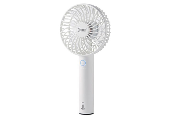 Quạt 4W sạc pin Comet CRF1004W Màu Trắng