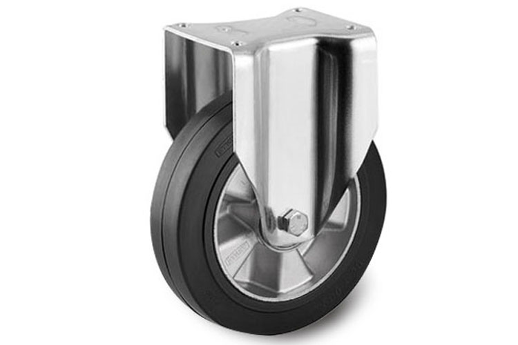 4680 series heavy-duty rubber wheels with fixed shaft Tente 4688IEP160P63