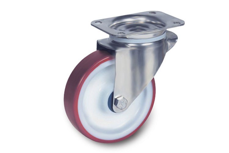 PU wheel series 8470 medium load, Tente 8470UAD100P62 swivel shaft