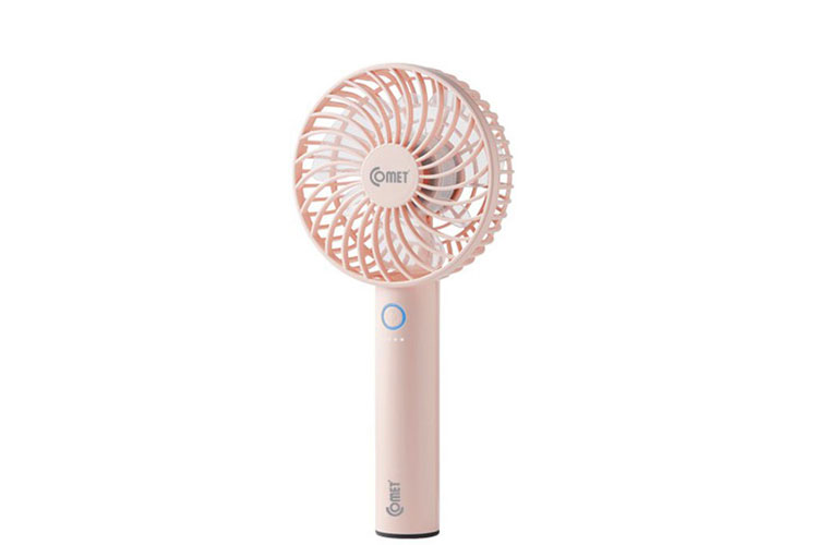 Quạt 4W sạc pin Comet CRF1004P Màu Hồng