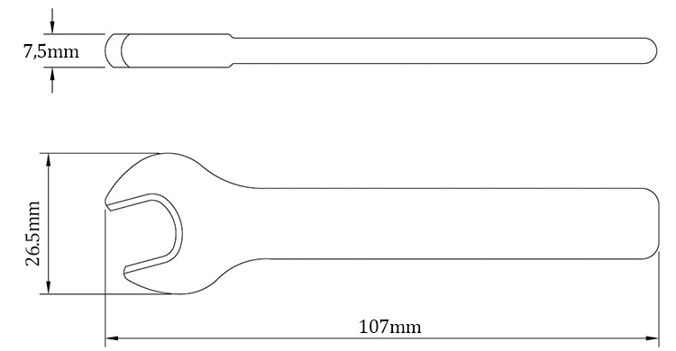 Cờ lê miệng cách điện Tramontina 44320009