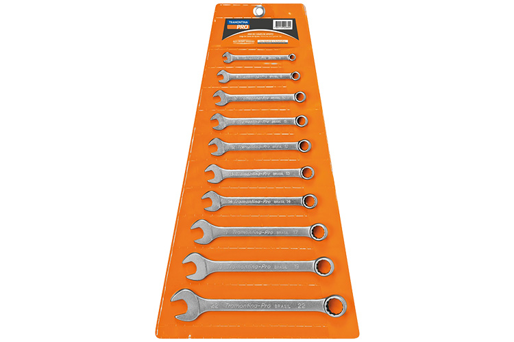 Tramontina 10-piece ring wrench set 44650210