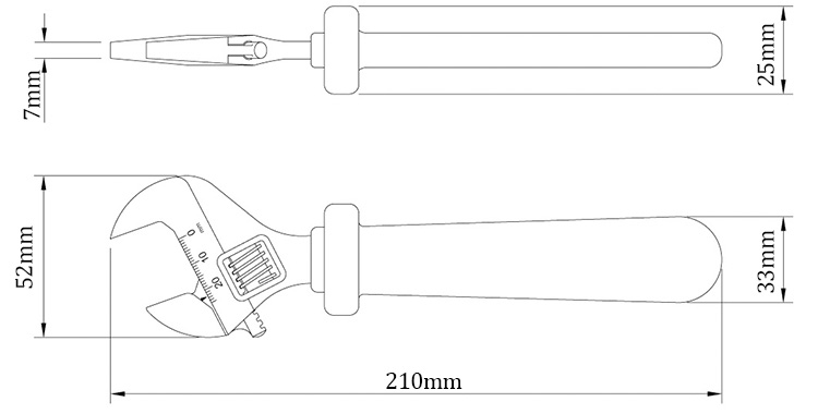 Tramontina 44310008 1000V insulated wrench
