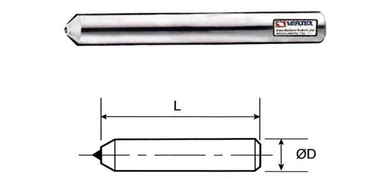 Mũi kim cương sửa đá mài 10x80mm Vertex VDR-3310