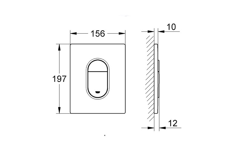 Nút ấn GROHE 38844000