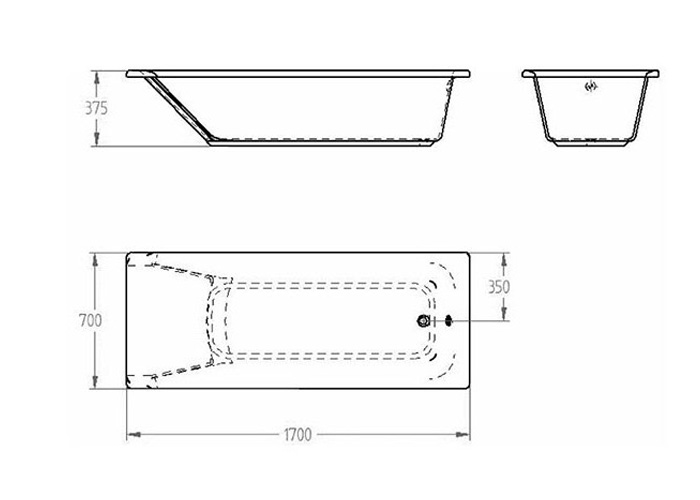 bồn tắm drop-in Eurobath GROHE 39150000