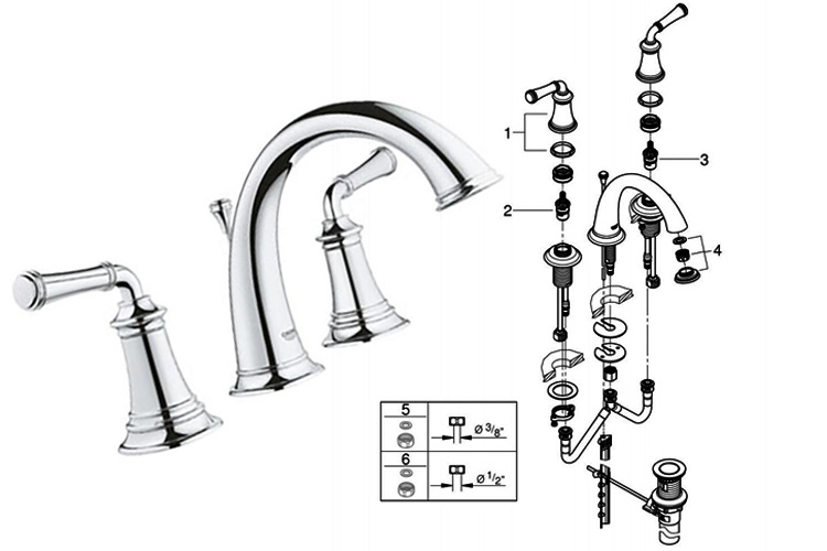 Vòi chậu Grohe GROHE 20475000