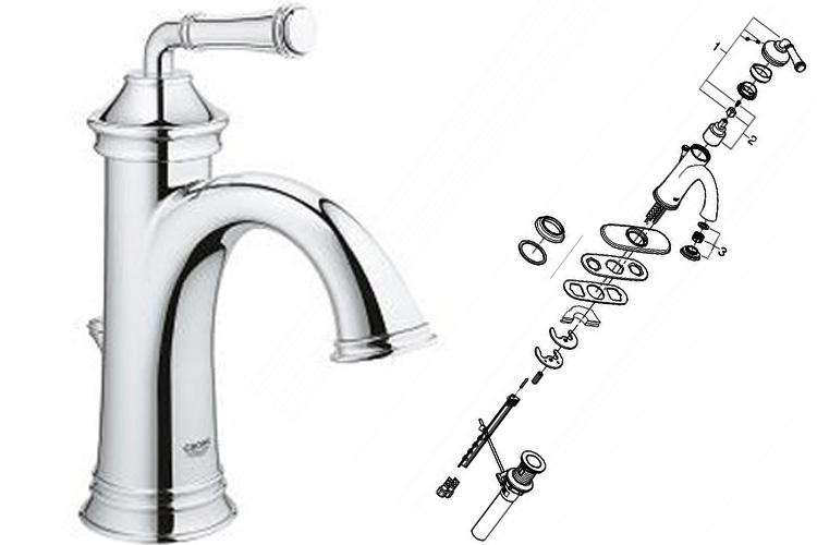 Ống xả chậu Grohe GROHE 21111000