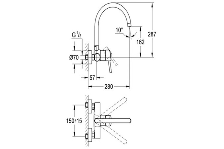 Bộ trộn nổi Concetto GROHE 32667001