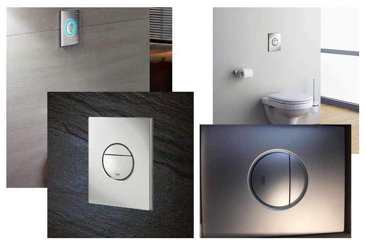 Nút nhấn WC NovaCosmop mattchrome GROHE 38765P00