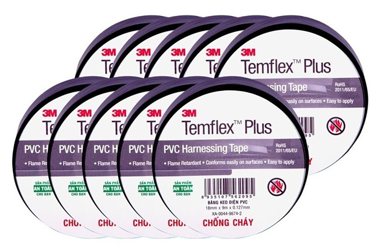 Băng keo điện chống cháy 18mm x 18m 3M 1518
