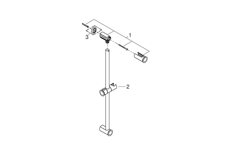Thanh trượt và gát sen GROHE 27519000