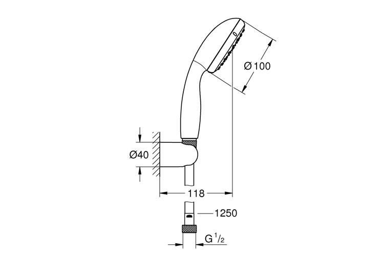 Bộ tay sen GROHE 2779800E