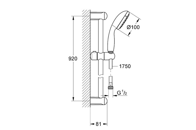 Bộ tay sen GROHE 27925000
