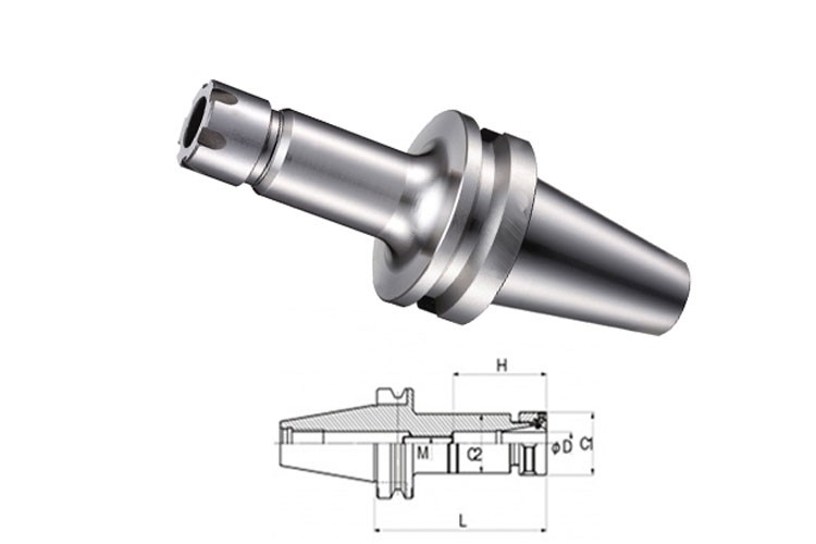 Bầu kẹp dao phay nắp nhỏ BT40-ER16Mx100