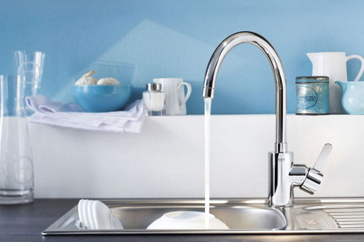 Vòi bếp nóng lạnh 354mm Eurostyle Cosmo GROHE 33975002