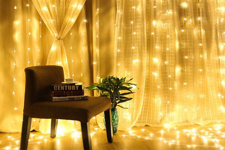 Dây đèn LED trang trí dài 5m, 20 bóng hình đèn lồng điều khiển từ xa Poyee PS520-LWR