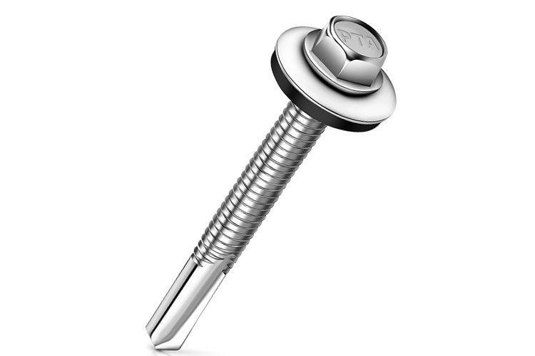 Hộp Vít bắn tôn lục giác, có đầu đệm chịu nhiệt chịu nhiệt Patta M4.8x19mm (1000 Cái)