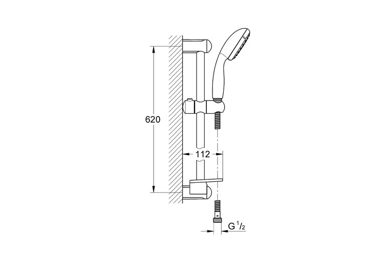 Bộ tay sen GROHE 27926000
