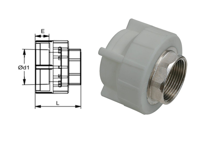 Măng xông ren trong có ECU 32mmx1