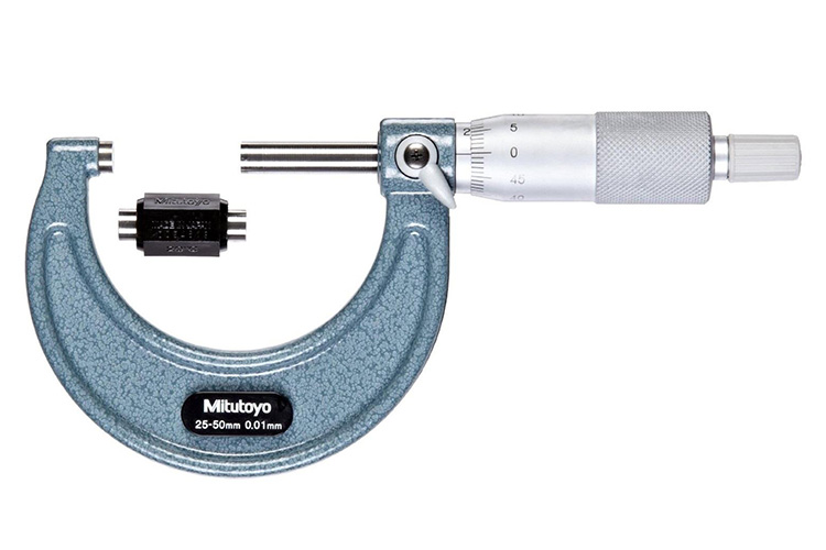 Panme đo ngoài cơ khí  Mitutoyo 103-138 được thiết kế nhỏ gọn, dễ sử dụng