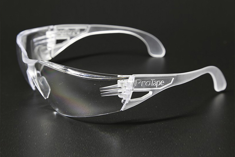 Box of 12 ProTape SM418 sporty, transparent goggles