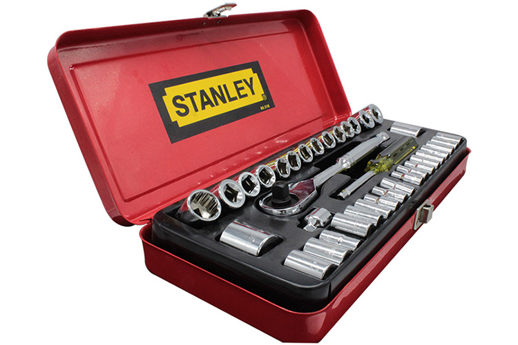 Bộ khẩu 1/4 inch và 3/8 inch 37 chi tiết Stanley 89-518-1