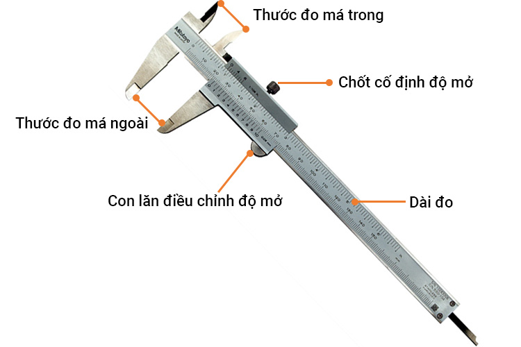 Thước cặp cơ khí 0-8