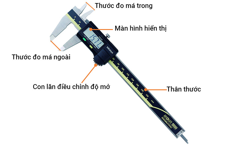 thước cặp điện tử 0-150mm x 0.01 Mitutoyo 500-181-30
